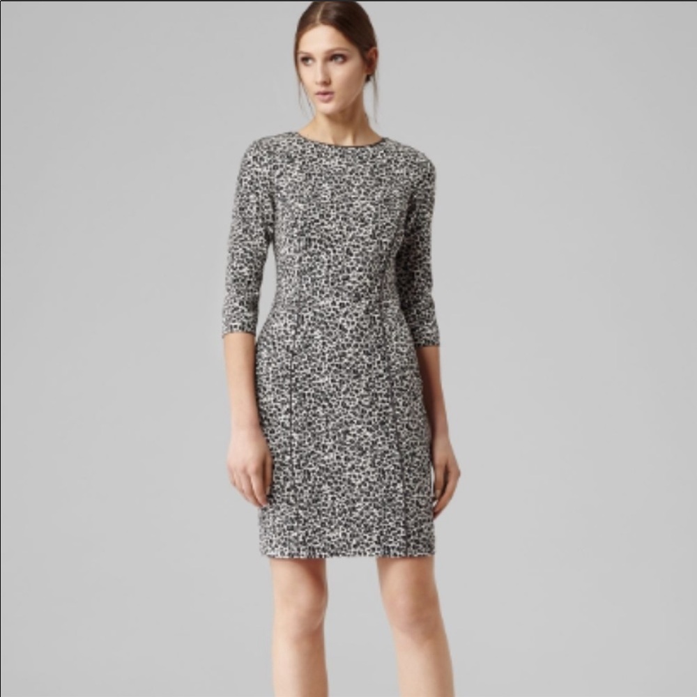 Reiss Toulon Leopard Dress, size 2